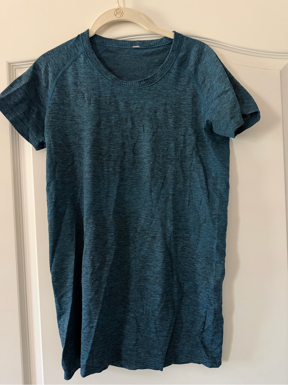 lululemon athletica Short Sleeve Tee Dress in Deep Teal